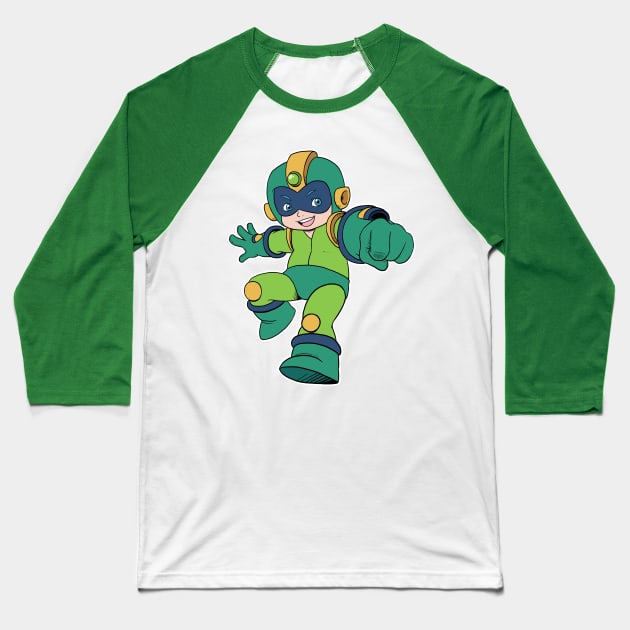 CAPTAIN N MEGA MAN Baseball T-Shirt by IanDimas